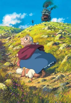Howl no Ugoku Shiro anime posteri